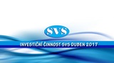 Investiční činnost SVS - duben 2017