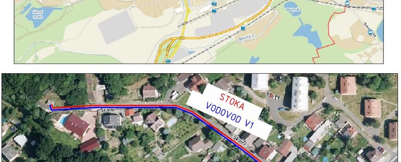 Zahájíme rekonstrukci vodovodu a kanalizace v Litvínově, v ul. Skalní a Janáčkově