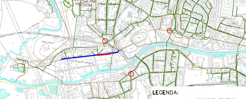 Začne rekonstrukce nevyhovujících úseků vodovodu a kanalizace v České Lípě, ul. Boženy Němcové