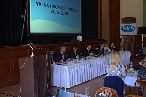 Akcionáři SVS na valné hromadě: Zisk společnosti investují opět do obnovy vodárenské infrastruktury