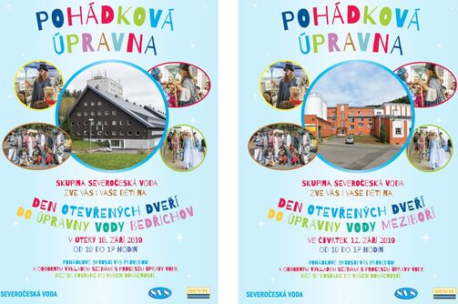 Skupina Severočeská voda zve Vás i Vaše děti na pohádkovou úpravnu