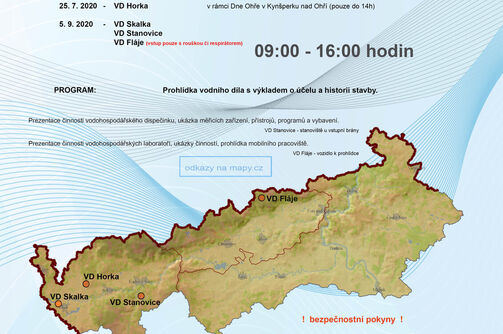 5. 9. 2020: Den otevřených dveří na vodním díle Fláje
