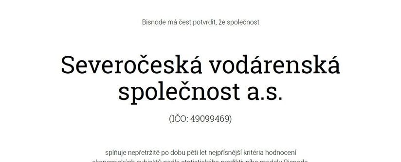 Stabilita SVS byla oceněna