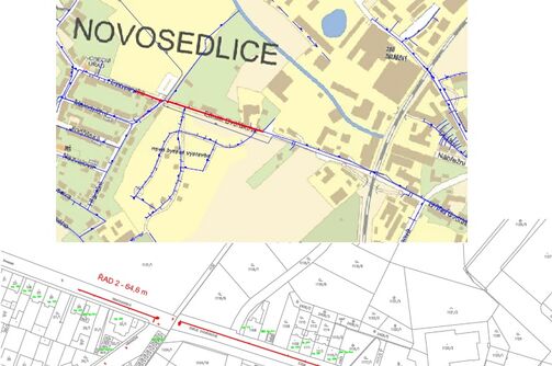 Teplice, Emilie Dvořákové, Trnovanská, rekonstrukce vodovodu