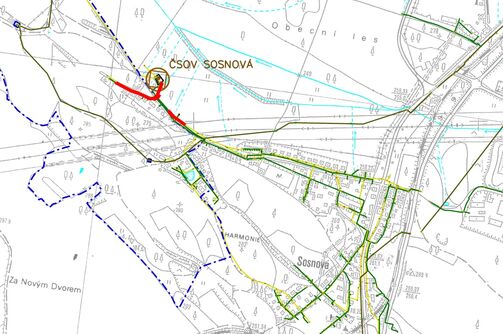 Sosnová, rekonstrukce kanalizačních stok