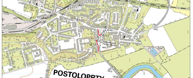 Postoloprty, Husova, Mírové náměstí, rekonstrukce kanalizace