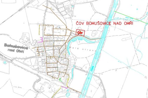 ČOV Bohušovice nad Ohří, plocha pro separaci odpadů
