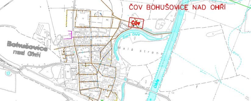 ČOV Bohušovice nad Ohří, plocha pro separaci odpadů