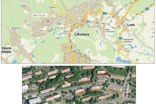 Litvínov, Na Kopci, Hamerská, Chemiků, rekonstrukce kanalizace