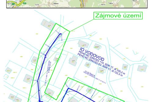Ústí nad Labem, Karafiátová, Zelené údolí - rekonstrukce vodovodu