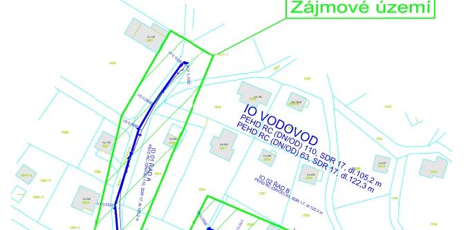 Ústí nad Labem, Karafiátová, Zelené údolí - rekonstrukce vodovodu