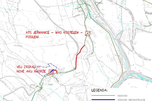 Hodkovice nad Mohelkou, Záskalí - náhrada vodního zdroje