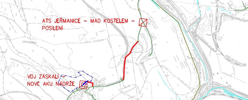 Hodkovice nad Mohelkou, Záskalí - náhrada vodního zdroje