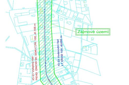 Tisá - kanalizační výtlak a nová ČSOV
