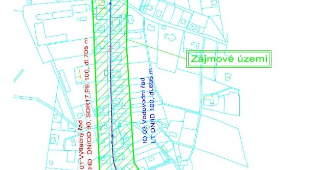 Tisá - kanalizační výtlak a nová ČSOV