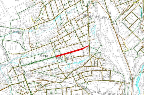 Liberec, Janův Důl, Volgogradská - rekonstrukce vodovodu