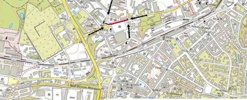 Teplice, Nákladní - rekonstrukce vodovodu, zrušení kanalizace