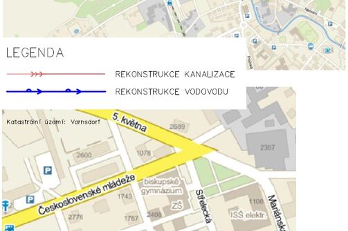 Varnsdorf, Seifertova, rekonstrukce kanalizace a vodovodu