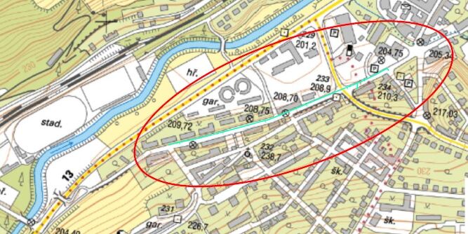 Bílina, ul. 5. května, rekonstrukce vodovodu