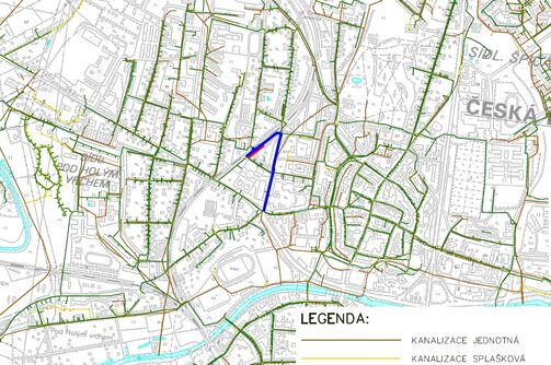 Česká Lípa, Bezručova, Arbesova, rekonstrukce vodovodu a kanalizace