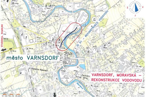 Varnsdorf, Moravská - rekonstrukce vodovodu