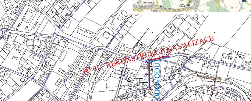Varnsdorf, Krymská, Bratislavská - rekonstrukce kanalizace a vodovodu
