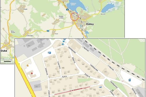 Doksy, S. K. Neumanna - rekonstrukce kanalizace