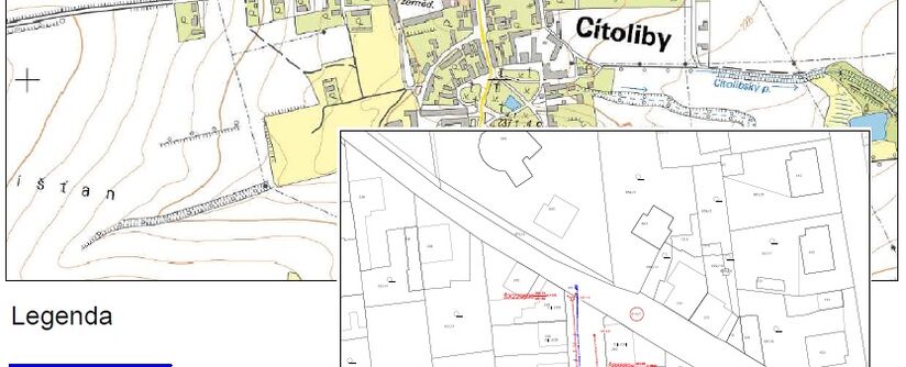 Cítoliby, Fügnerova - rekonstrukce vodovodu a kanalizace