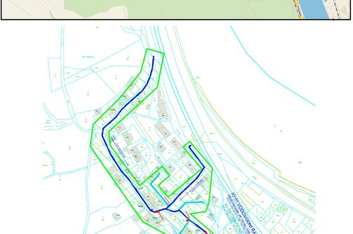Ústí nad Labem, Dětská, Myslivečkova, Na Stráni, rekonstrukce vodovodu