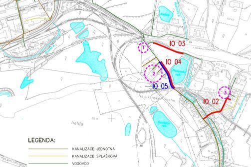 Louka u Litvínova - odstranění výustí, nová ČOV, rekonstrukce sítí