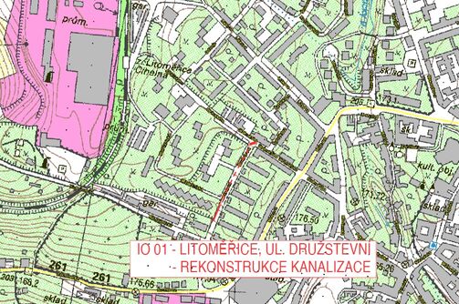 Litoměřice, Družstevní - rekonstrukce kanalizace