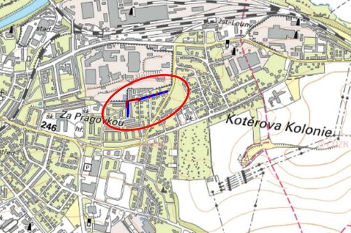 Louny, Čs. armády, Františka Chlouby - rekonstrukce vodovodu a kanalizace