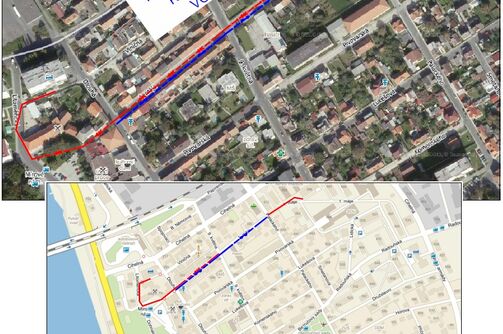 Štětí, ul. 1. máje, Litoměřická - rekonstrukce vodovodu a kanalizace