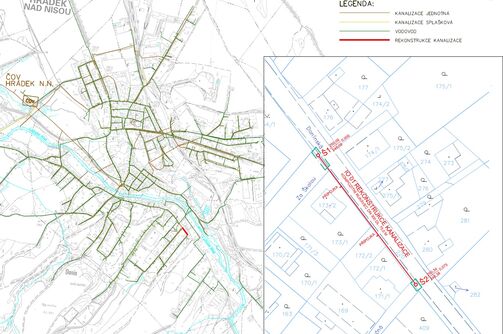 Hrádek nad Nisou, Donínská - rekonstrukce kanalizace