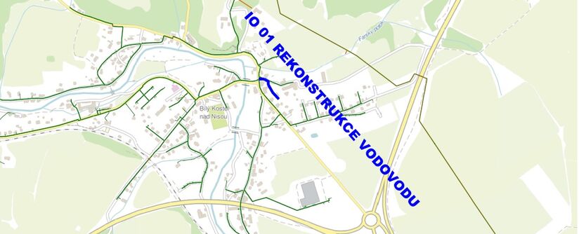 Bílý Kostel nad Nisou - rekonstrukce vodovodu u č.p.3