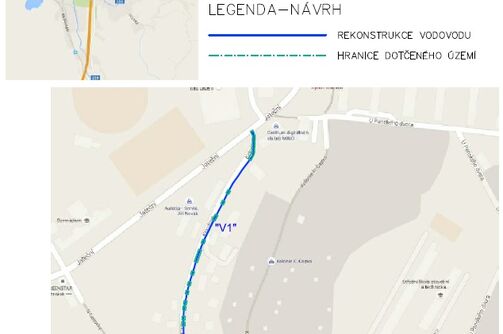 Ústí nad Labem, Kekulova - rekonstrukce vodovodu