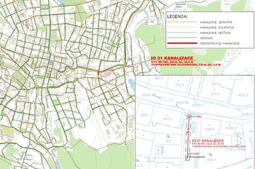 Jablonec nad Nisou, SNP - rekonstrukce kanalizace