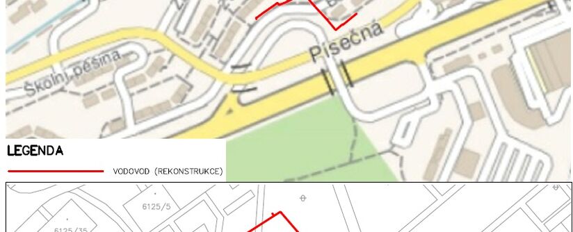 Chomutov, Borová - rekonstrukce vodovodu