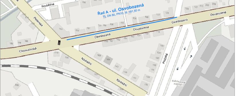 Klášterec nad Ohří, Osvobozená - rekonstrukce vodovodu