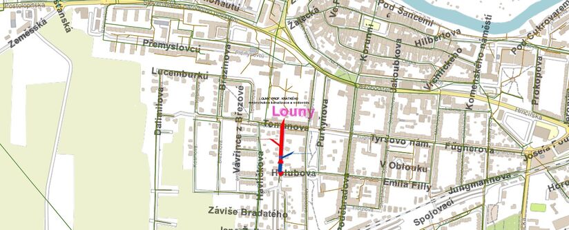 Louny, Profesora Krátkého - rekonstrukce kanalizace a vodovodu