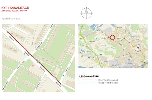 Ústí nad Labem, Masarykova - rekonstrukce kanalizace