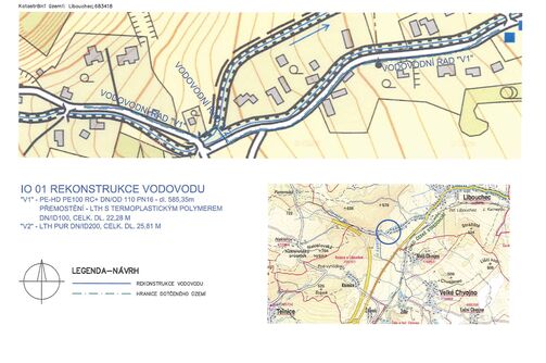 Libouchec, Dlouhá - rekonstrukce vodovodu
