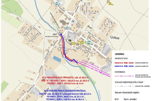 Údlice, Smetanova – rekonstrukce vodovodních řadů