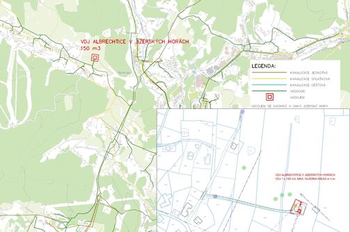 Albrechtice v Jizerských horách – rekonstrukce vodojemu