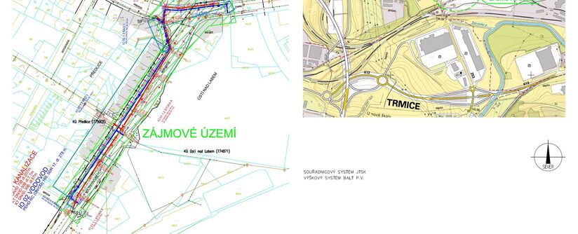 Ústí nad Labem, Hrbovická, Majakovského - rekonstrukce kanalizace a vodovodu - II. etapa