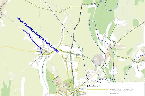 Jenišovice, Odolenovice – rekonstrukce vodovodu