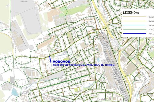 Liberec, Preslova - rekonstrukce vodovodu