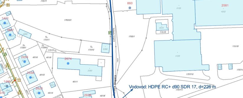 Žatec, Rafaela Ungara – rekonstrukce vodovodu