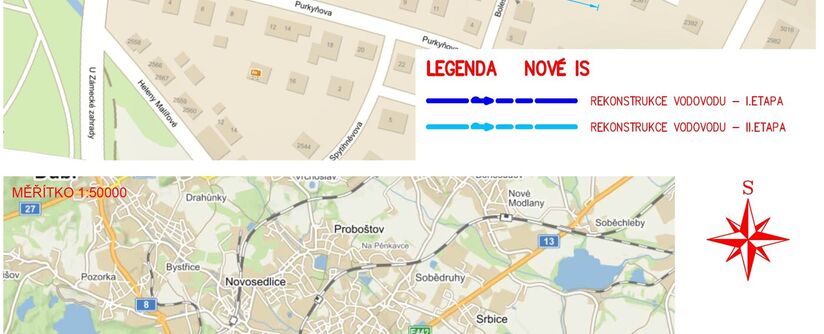 Teplice, Valy - rekonstrukce vodovodu