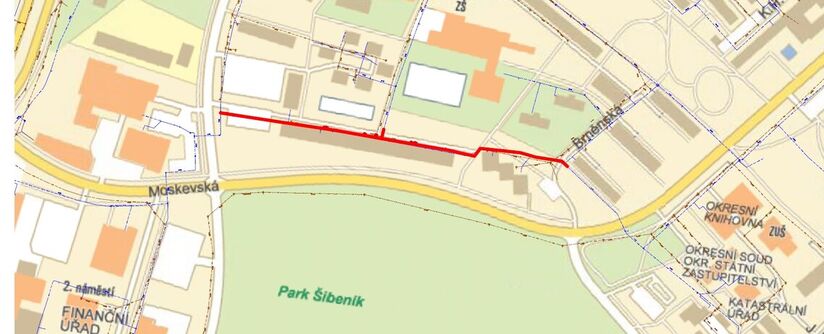 Most, Moskevská, Brněnská – rekonstrukce vodovodu a kanalizace – II. etapa